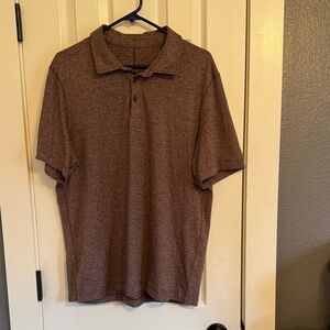 Men’s size Medium Lululemon soft cotton polo shirt.